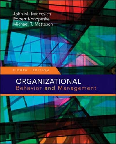 Organizational Behavior and Management (Organizational Behaviour and Management)