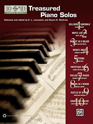 10 for 10 Sheet Music Treasured Piano Solos