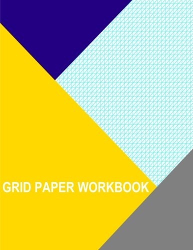 Grid Paper Workbook: .2 Inch Diagonal Left