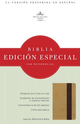 RVR 1960 EdiciÃ³n Especial con Referencias, oro/marrÃ³n profundo sÃ­mil piel (Spanish Edition)
