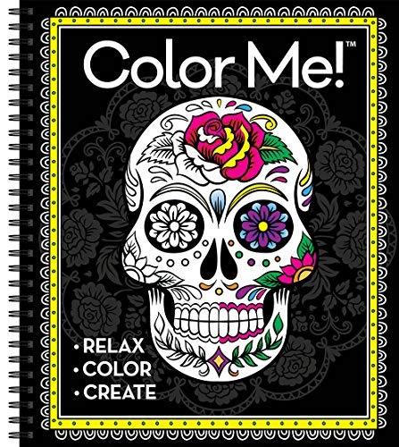 Color Me! Adult Coloring Book (Skull Cover - Includes a Variety of Images)
