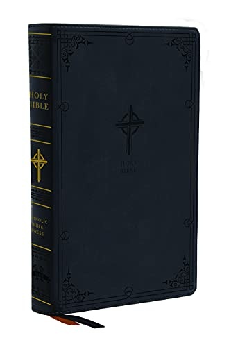 NABRE, New American Bible, Revised Edition, Catholic Bible, Large Print Edition, Leathersoft, Black, Comfort Print: Holy Bible