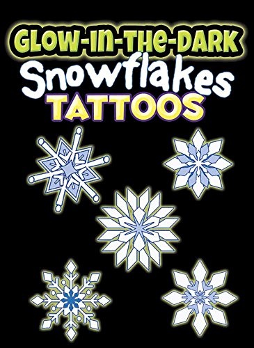 Glow-in-the-Dark Tattoos Snowflakes (Dover Little Activity Books)