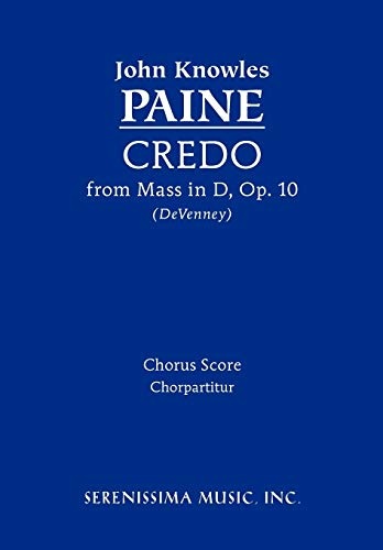 Credo (from Mass, Op. 10) - Chorus Score (Latin Edition)