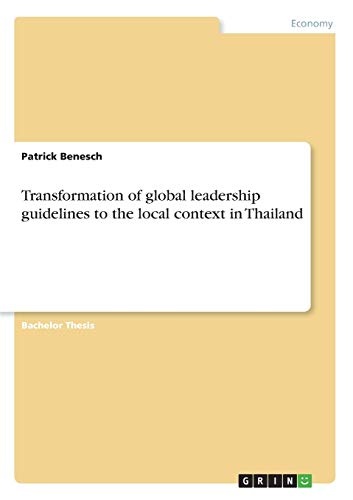 Transformation of global leadership guidelines to the local context in Thailand