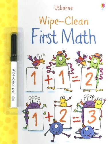 Wipe-Clean First Math (Usborne Wipe-Clean Books)
