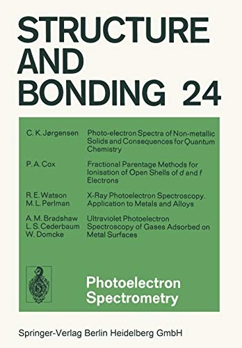 Photoelectron Spectrometry (Structure and Bonding)