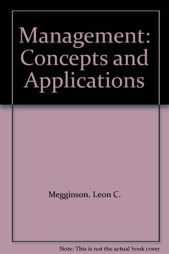Management, concepts and applications