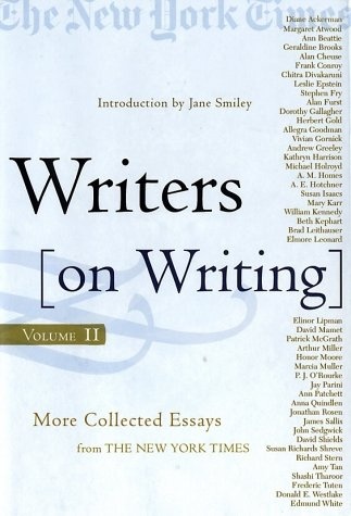 Writers on Writing, Volume II: More Collected Essays from The New York Times (Writers on Writing (Times Books Hardcover))