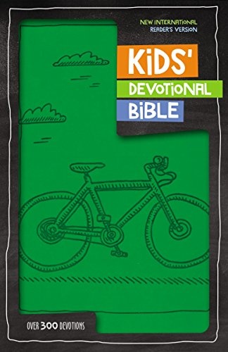 NIRV Kids Devotional Bible, Imitation Leather, Green: Over 300 Devotions