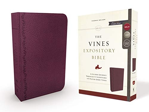 Vines Expository Bible, Imitation Leather, Purple