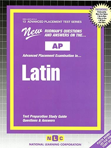 LATIN (Vergil) (Advanced Placement Test Series) (Passbooks) (ADVANCED PLACEMENT TEST SERIES (AP))
