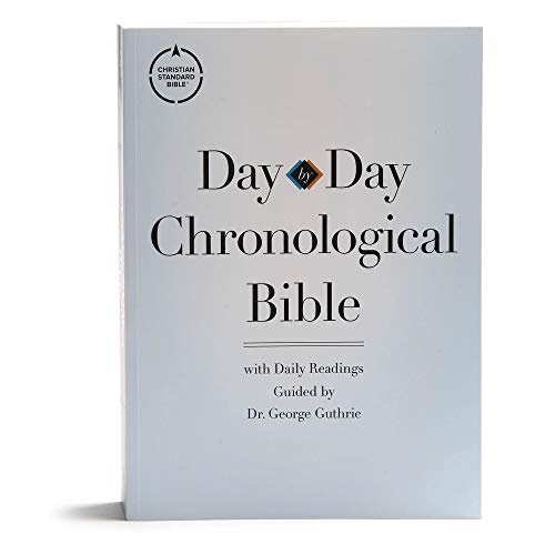 CSB Day-by-Day Chronological Bible, TradePaper, Black Letter, 365 Days, One Year, Sewn Binding, Easy-to-Read Bible Serif Type