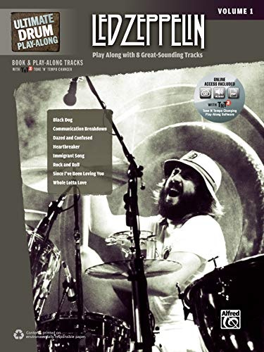 Ultimate Drum Play-Along Led Zeppelin, Vol 1: Play Along with 8 Great-Sounding Tracks (Authentic Drum), Book & 1 CD (Ultimate Play-Along)
