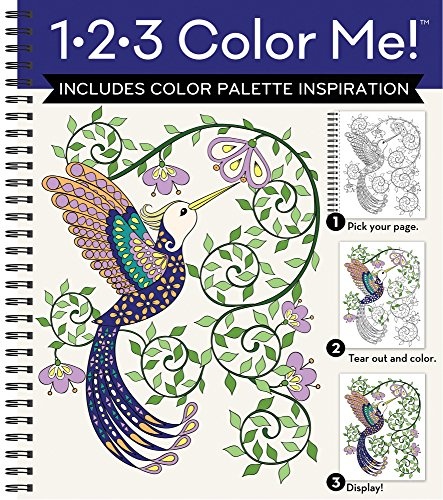 1-2-3 Color Me! - Adult Coloring Book