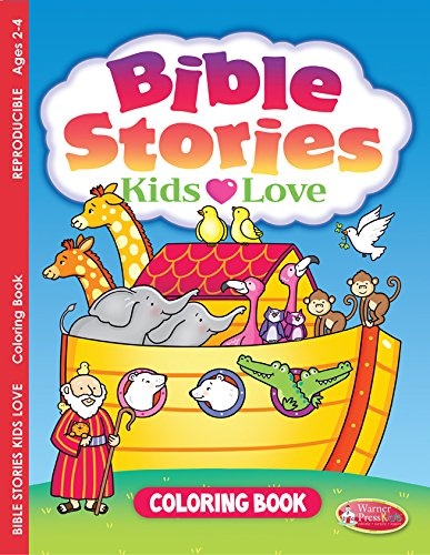 Bible Stories Kids Love, Coloring Book (ages 2-4) pack of 6