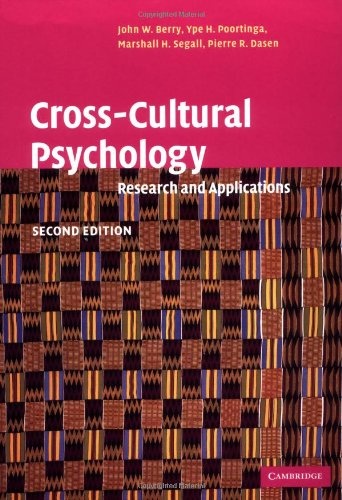 Cross-Cultural Psychology: Research and Applications