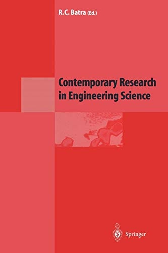 Contemporary Research in Engineering Science