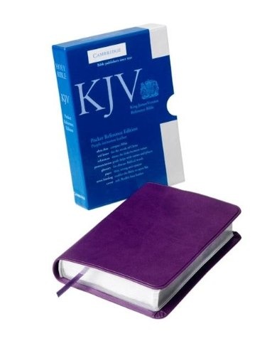KJV Pocket Reference Edition KJ242:XR Purple Imitation Leather