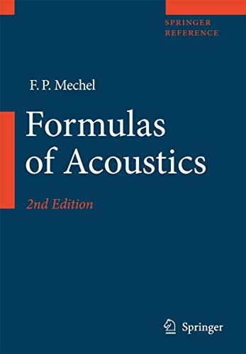 Formulas of Acoustics (Springer Reference)