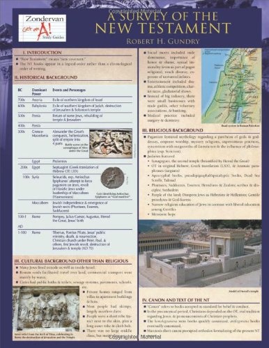 A Survey of the New Testament Laminated Sheet (Zondervan Get an A! Study Guides)