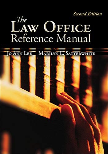 The Law Office Reference Manual (McGraw-Hill Business Careers Paralegal Titles)