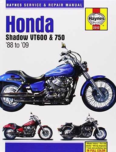 Honda Shadow Vt600 And 750 1988 To 09 Haynes Service And Repair Manual Max Haynes