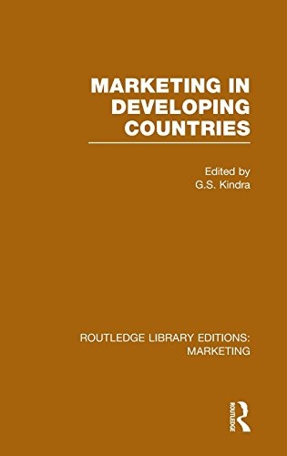 Marketing in Developing Countries (RLE Marketing) (Routledge Library Editions: Marketing)