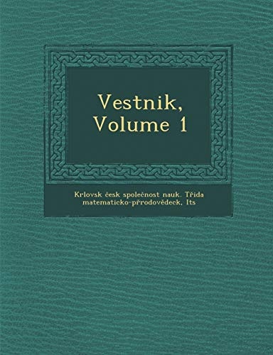 Vestnik, Volume 1 (Czech Edition)