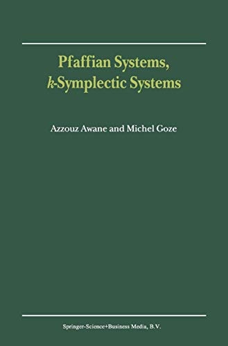 Pfaffian Systems, k-Symplectic Systems