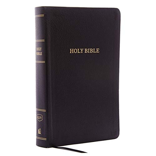 KJV, Reference Bible, Personal Size Giant Print, Bonded Leather, Black, Red Letter, Comfort Print: Holy Bible, King James Version