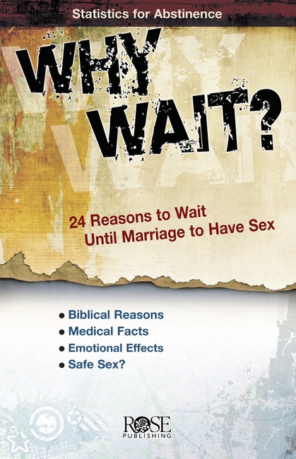 Why Wait? pamphlet- package of 5 pamphlets (Make People Think Twice Before Risking Their Health!)