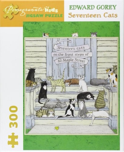 Edward Gorey - Seventeen Cats: 300 Piece Puzzle (Pomegranate Artpiece Puzzle)