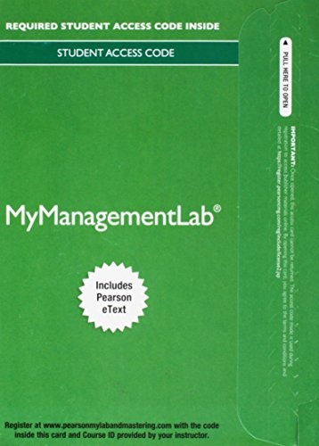 2014 MyLab Management with Pearson eText -- Access Card -- for International Business: The New Realities