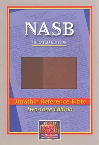 NASB Ultrathin Reference Bible (Brown/Light Brown, Leathertex Two-Tones)