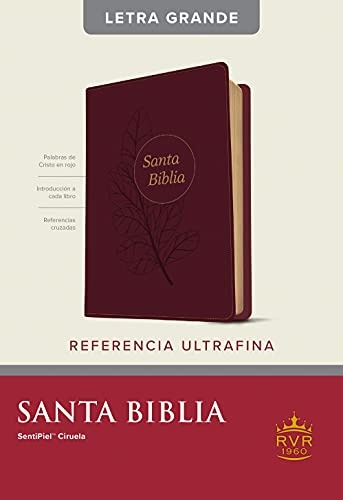 Santa Biblia Rvr60, Edición de Referencia Ultrafina, Letra Grande