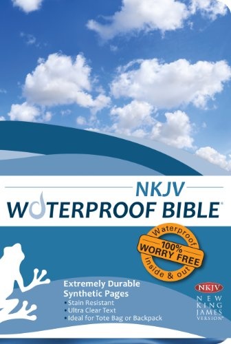 Waterproof Bible - NKJV - Blue