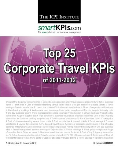 Top 25 Corporate Travel KPIs of 2011-2012