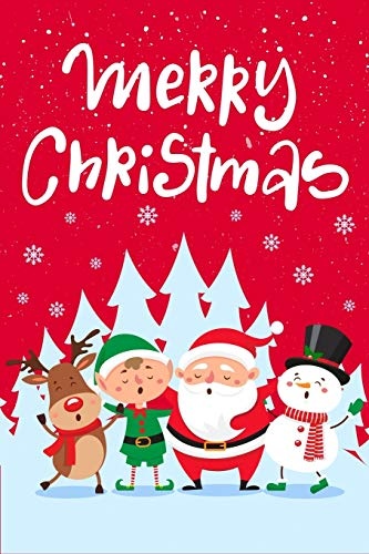 Merry Christmas: Cute Merry Christmas and Happy New Year, Blank Lined Notebook / Journal / Diary (Volume 8) (Cute Merry Christmas Notebook)