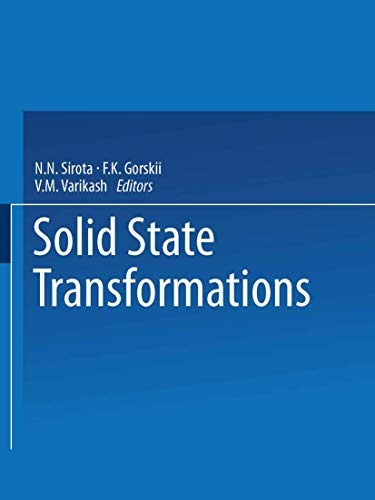 Solid State Transformations
