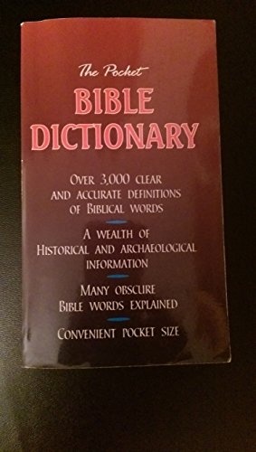 The Pocket Bible Dictionary