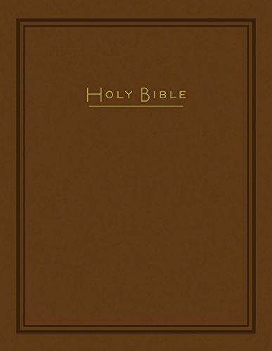 CEB Super Giant Print Bible, Padded Brown Hardcover