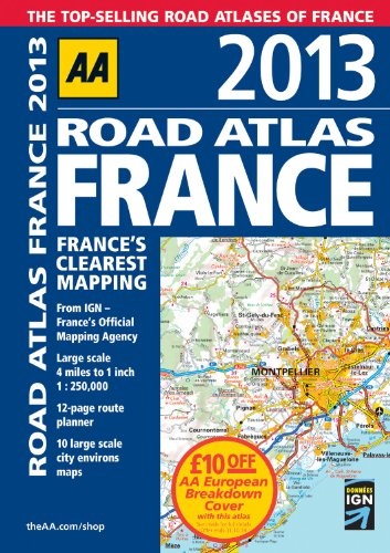 2013 Road Atlas France