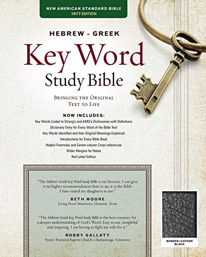 The Hebrew-Greek Key Word Study Bible: NASB-77 Edition, Black Bonded Leather Thumb-Indexed (Key Word Study Bibles)