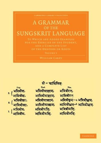 A Grammar of the Sungskrit Language: To Which Are Added Examples for the Exercise of the Student, and a Complete List of the Dhatoos or Roots ... from the Royal Asiatic Society) (Volume 1)