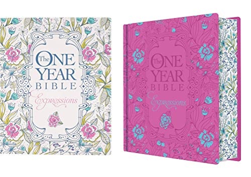 The One Year Bible Expressions, Deluxe (Hardcover, Pink Flower w)