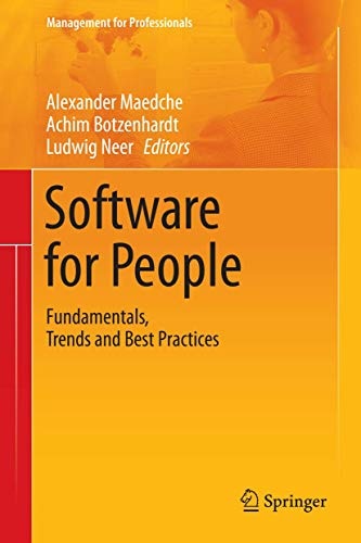 Software for People: Fundamentals, Trends and Best Practices (Management for Professionals)