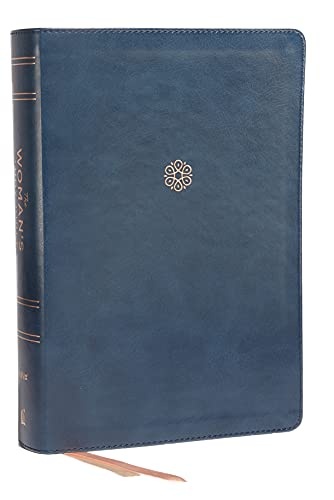 The NKJV, Woman's Study Bible, Leathersoft, Blue, Full-Color, Indexed