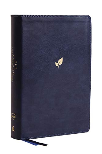 NKJV, Lucado Encouraging Word Bible, Blue, Leathersoft, Thumb Indexed, Comfort Print