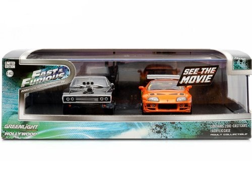 Greenlight Fast and Furious Charger and Supra Die-Cast Vehicle 2-Pack
